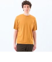 30/1ミニカノコ クルーネック半袖ニットTシャツ