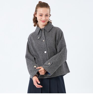 【WEB&一部店舗限定】【WELBURY SHORT（ウェルベリーショート）】HEAT TWEED製