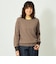 GREY LABEL ウールカシミヤバイカラーニット