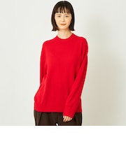 GREY LABEL ウールカシミヤクルーネックニット