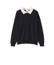 【JOHN SMEDLEY】バイカラーニットポロシャツ
