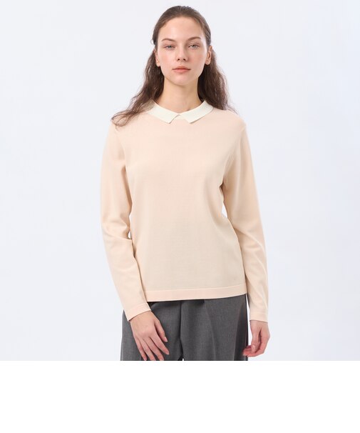 【Bicolor Knit Polo(バイカラーニットポロ)】ロングスリーブ