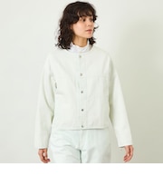 【GREY LABEL】デニムノーカラートラッカージャケット