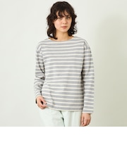 GREY LABEL バスクボーダーカットソー