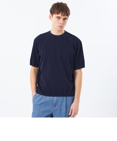 セーターマシンカノコ クルーネックTシャツ