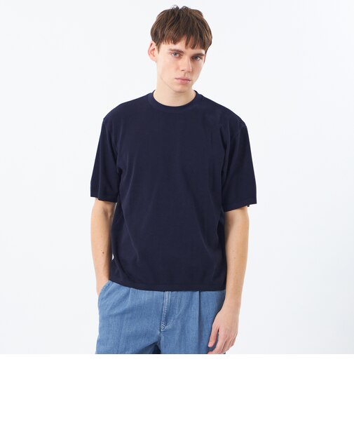 セーターマシンカノコ クルーネックTシャツ