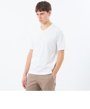VネックTシャツ 36Gノードシールドハニカム