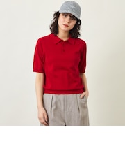 GREY LABEL リネンミックスポロニット