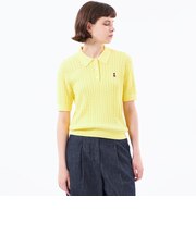 【WEB&一部店舗限定】バッキンガムベア ケーブルニットポロ
