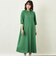 GREY LABEL リネンミックスバンドカラーワンピース