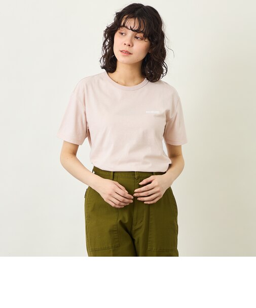 GREY LABEL リネンミックスロゴTシャツ