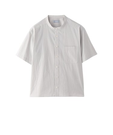 GREY LABEL バンドカラーショートスリーブシャツ
