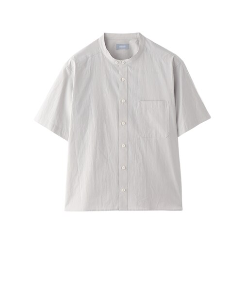 GREY LABEL バンドカラーショートスリーブシャツ