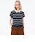 【Bicolor Knit Polo】ボーダー半袖