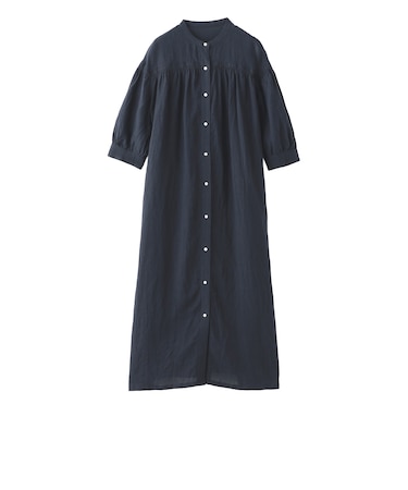 GREY LABEL リネンシャーリングドレス