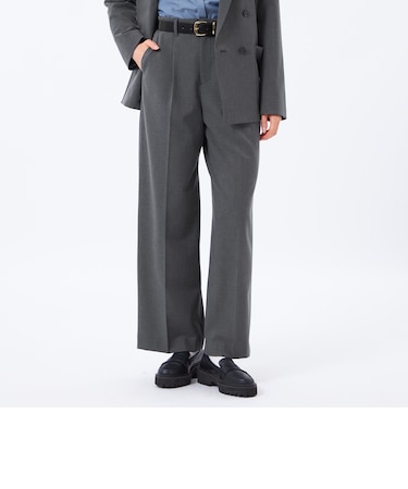 【LEE11月号/蛯原友里さん着用】【MP STANDARD TROUSERS 001 WIDE FIT】WARM TWILL製