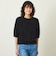 GREY LABEL ウールファーハーフスリーブニット