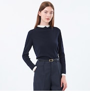 【Cleric Collar Knit(クレリックカラーニット)】
