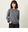 GREY LABEL ウールカシミヤバイカラーニット