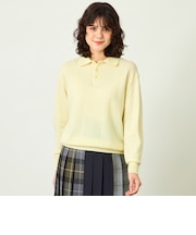 GREY LABEL ウールカシミヤ ポロニット
