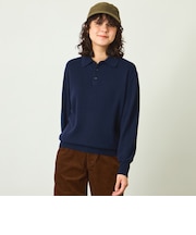 GREY LABEL ウールカシミヤ ポロニット