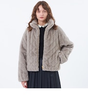 【WEB&一部店舗限定】エコファーキルティングブルゾン
