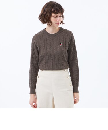 【WEB&一部店舗限定】バッキンガムベア ケーブルニット