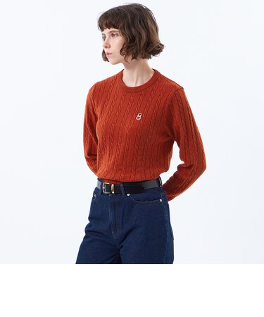 【WEB&一部店舗限定】バッキンガムベア ケーブルニット
