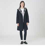 クレストブリッジチェックリバーシブルダンボールコーディガン
