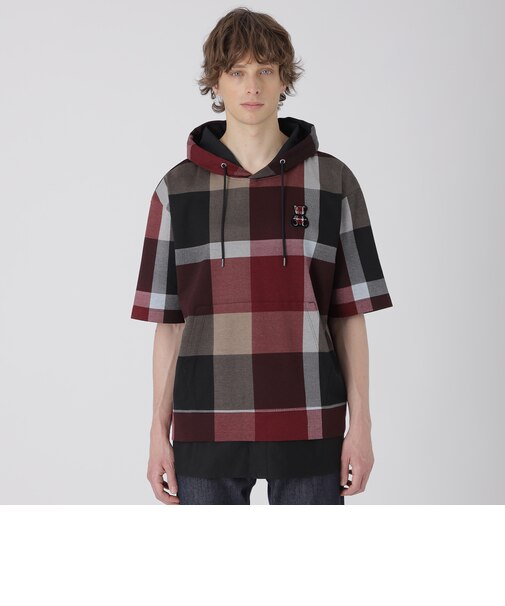 【WEB・一部店舗限定】クレストブリッジチェックベアーフーディー