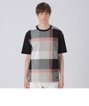 パネルパナマサッカーチェックTシャツ
