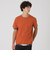 チェックレイヤードマーセライズスラブTシャツ