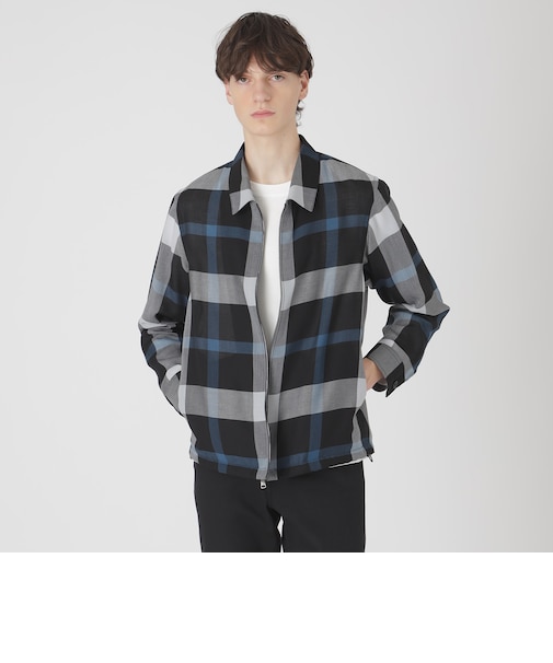 クレストブリッジチェックシャツアウター
