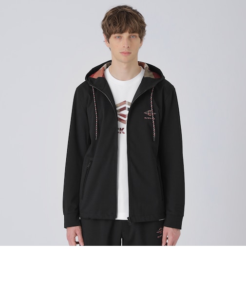 【WEB・一部店舗限定】【UMBRO】クレストブリッジチェックコンビトラックパーカー
