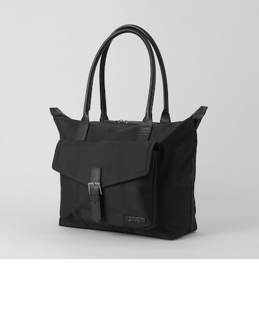 シャドークレストブリッジチェックトートバッグ