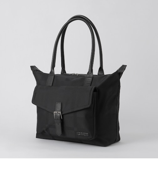 シャドークレストブリッジチェックトートバッグ