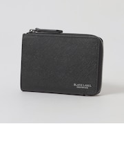 クレストブリッジチェックレザーミニマルチウォレット