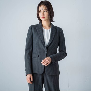 両面起毛ヘリンボンジャケット