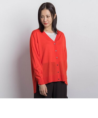 【WEB限定】ウォッシャブルウールカーディガン≪洗える≫