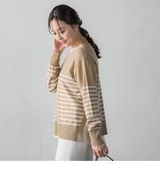 ANGELINAリブスリーブニット≪WEB限定11号/洗える≫