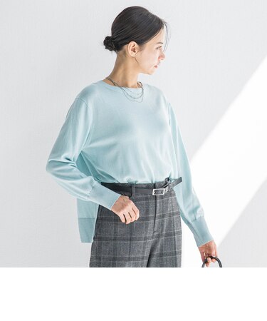 ANGELINAリブスリーブニット≪WEB限定11号/洗える≫