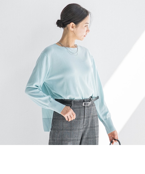 ANGELINAリブスリーブニット≪WEB限定11号/洗える≫