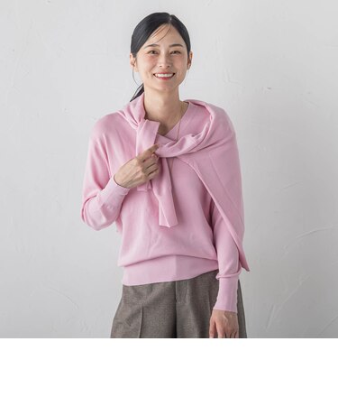 Brisbane Vネックニットプルオーバー≪WEB限定カラーあり/11号あり≫