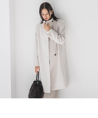 プレミアムウールカシミヤロングコート