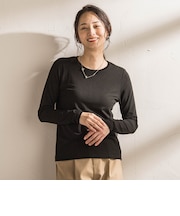 【WEB限定】吸湿発熱スムースタッチカットソー