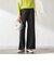 両面起毛ドロストワイドパンツ