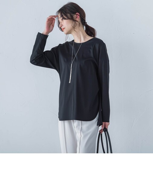 【WEB限定】プレミアムコットンコンフォートカットソー≪3サイズ/洗濯機で洗える/接触冷感≫
