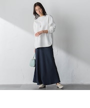 【WEB限定】美フォルムデイリープルオーバー≪洗濯機で洗える/11号あり≫