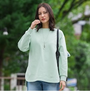 【WEB限定】美フォルムデイリープルオーバー≪洗濯機で洗える/11号あり≫
