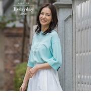 肘まで隠れるUVクルーネックニット≪WEB限定サイズ11号/WEB限定カラーあり/洗える≫